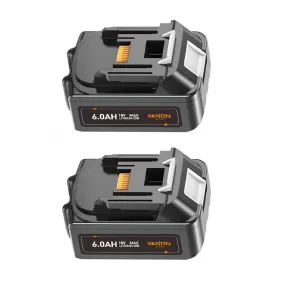 For Makita 18V LXT Battery 6Ah Replacement | BL1860B Batteries 2 Pack