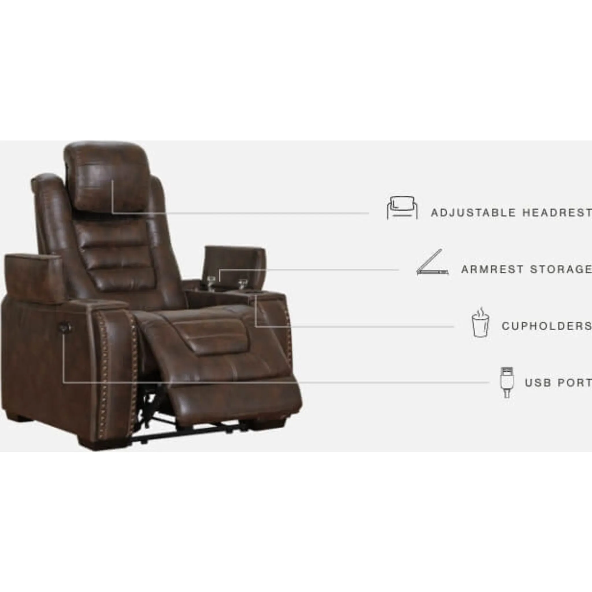 Game Zone Power Recliner