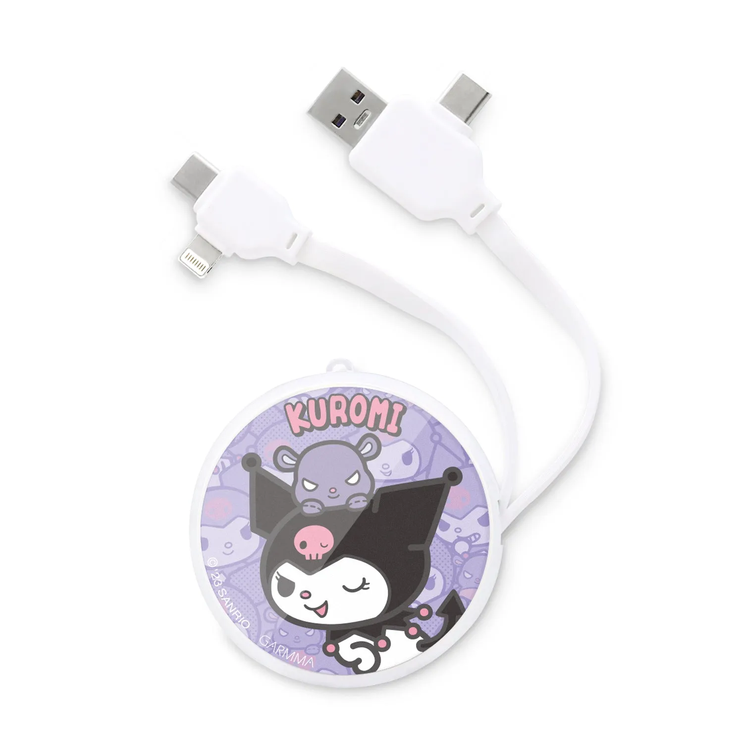 GARMMA Sanrio Characters PD Fast Charge Lightning Type-C Extracted Extension Cable