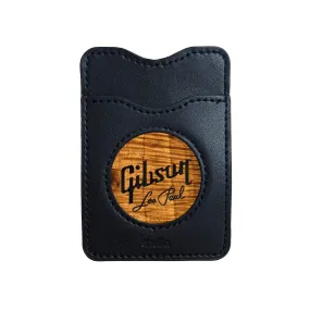 Gibson Les Paul Logo Inked | Leather Phone Wallet