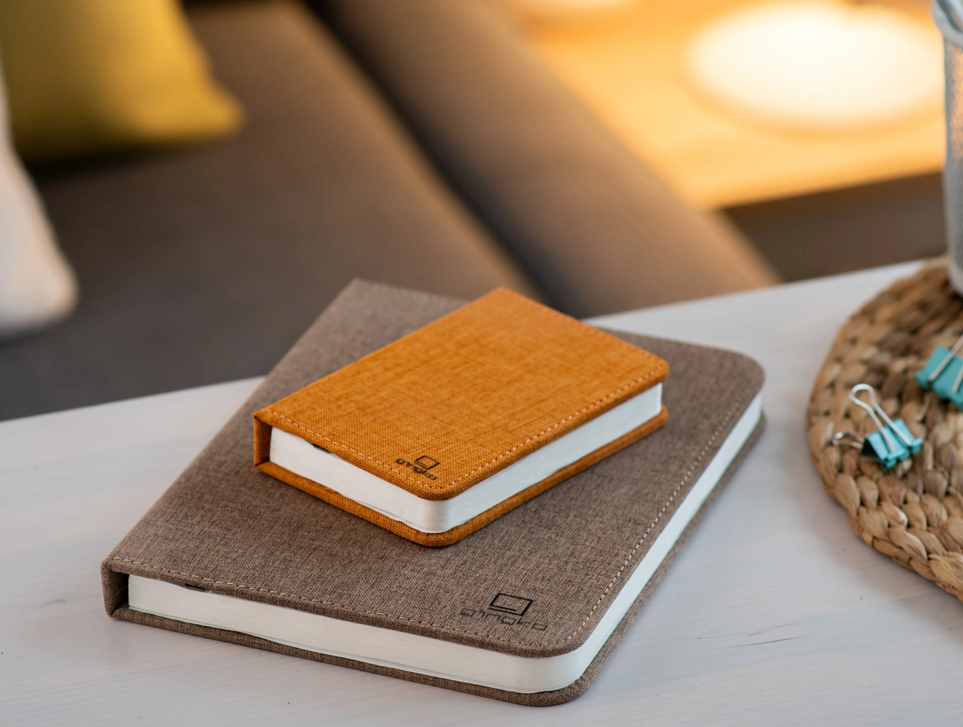 Ging-Ko Mini Fabric Smart Book Light - Harmony Orange