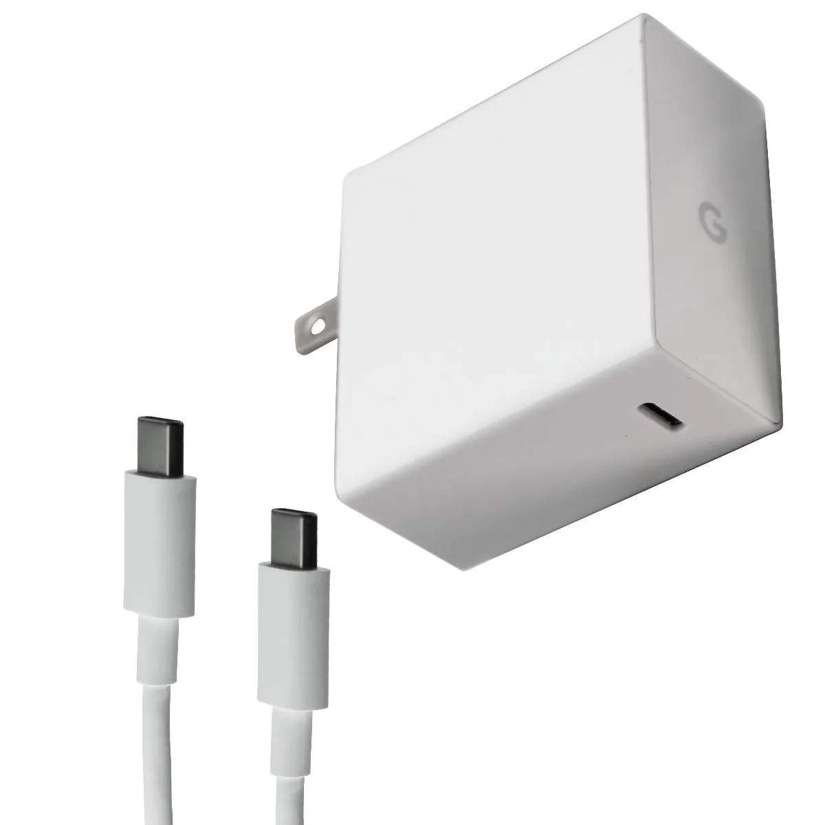 Google 45W USB Type-C Wall Charger and Cable for Pixelbook - White (GA00196-US)