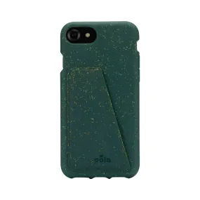 Green iPhone 6/6s/7/8/SE Wallet Case