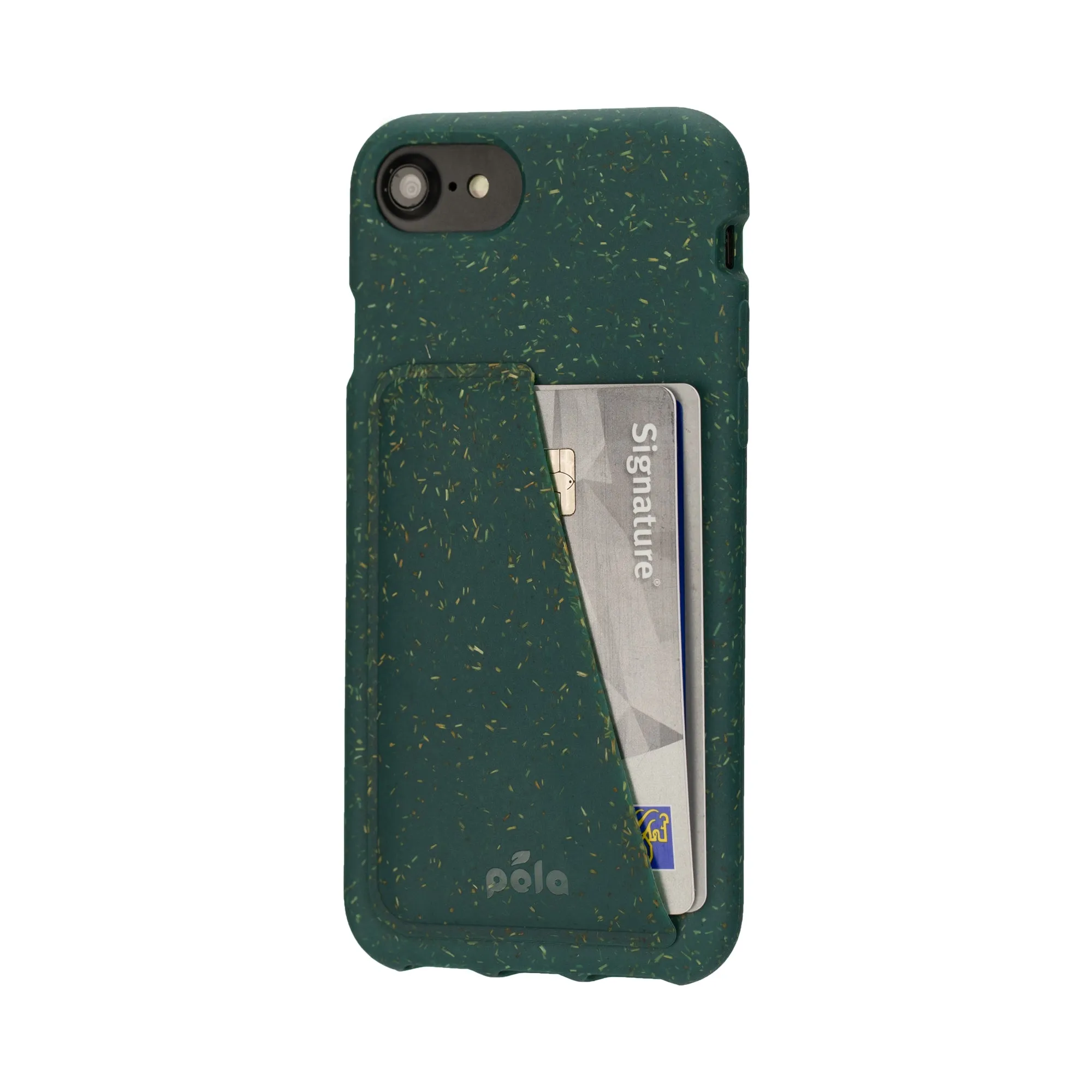 Green iPhone 6/6s/7/8/SE Wallet Case