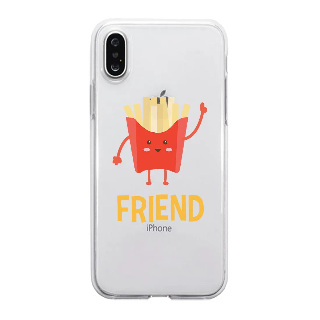 Hamburger Fries BFF Matching Phone Covers Whimsical Fun Food Gift