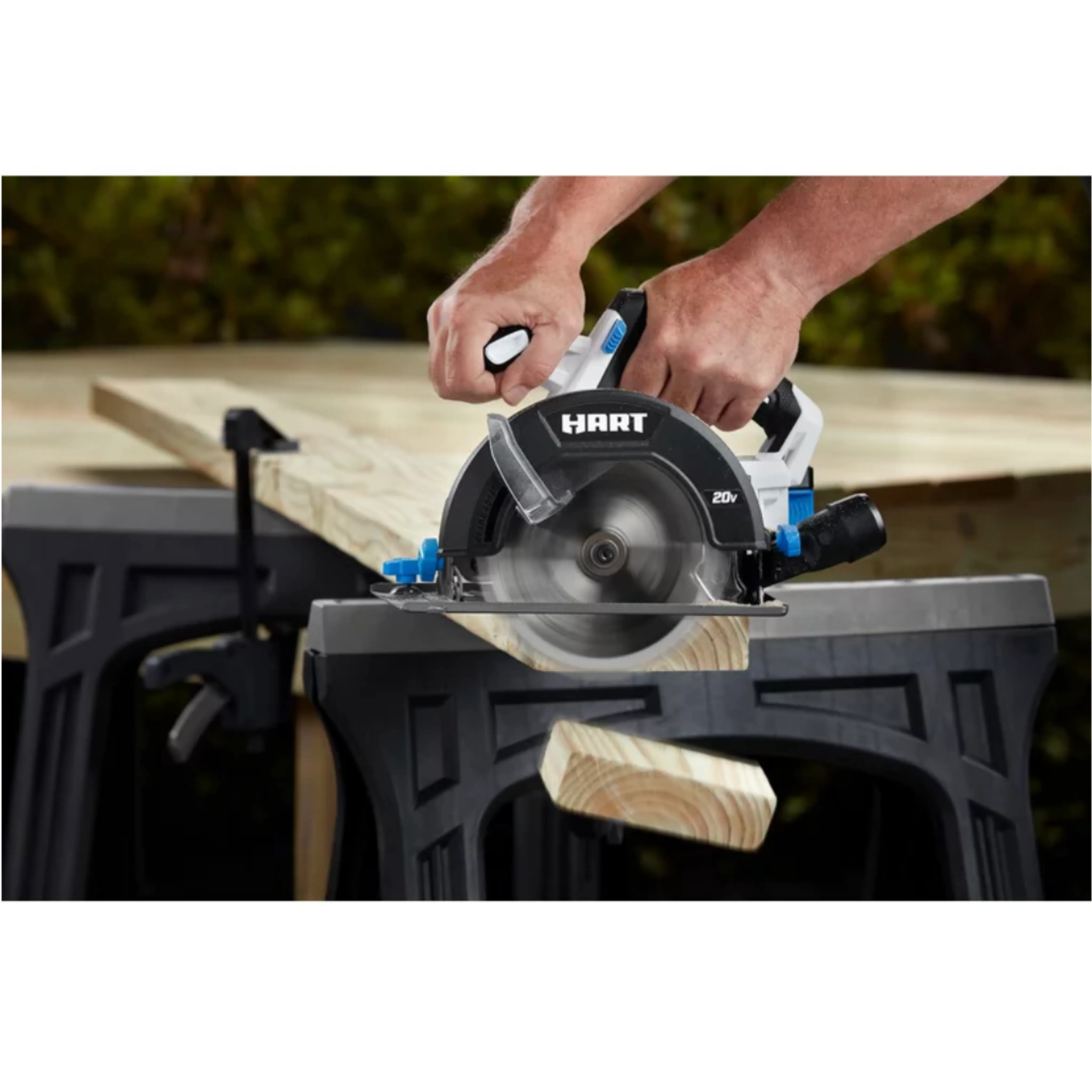 HART 20-Volt Cordless 6-Tool Combo Kit (1) 4.0Ah & (1) 1.5Ah Lithium-Ion Batteries, Charger and Storage Bag