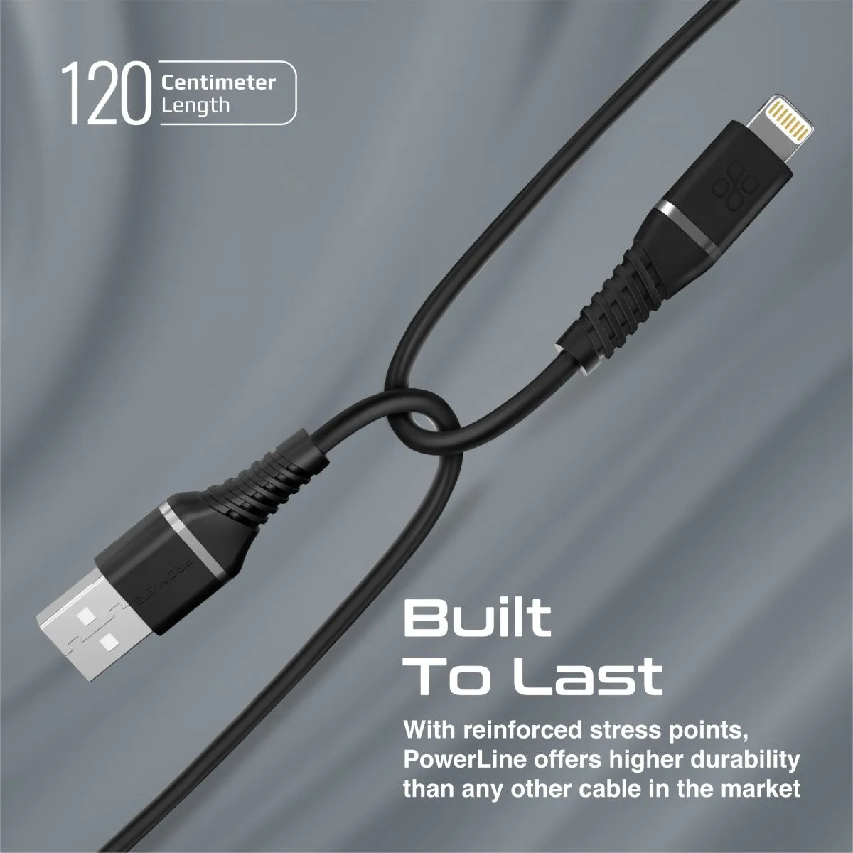 High Tensile Strength Data Sync & Charge Cable with Lightning Connector