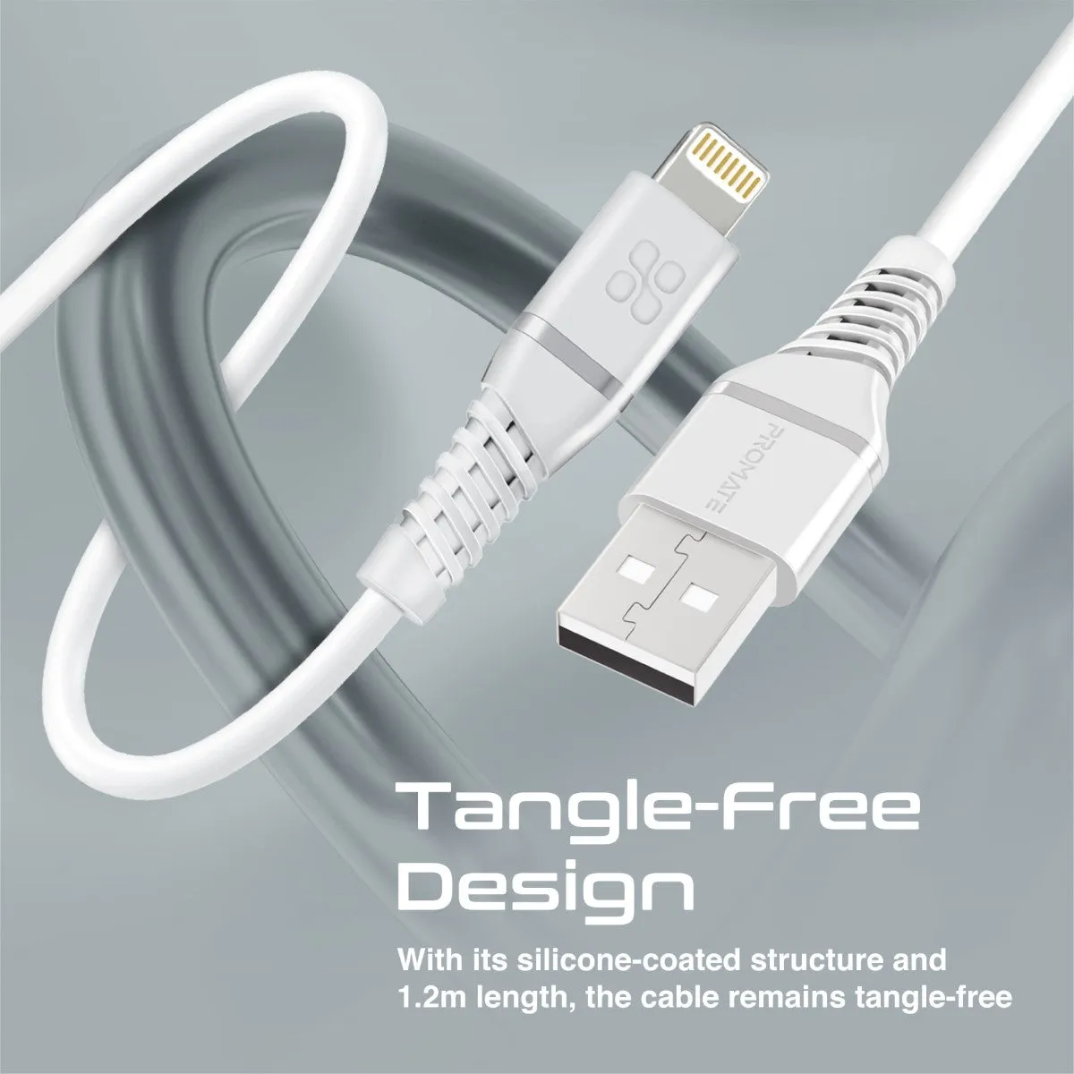 High Tensile Strength Data Sync & Charge Cable with Lightning Connector