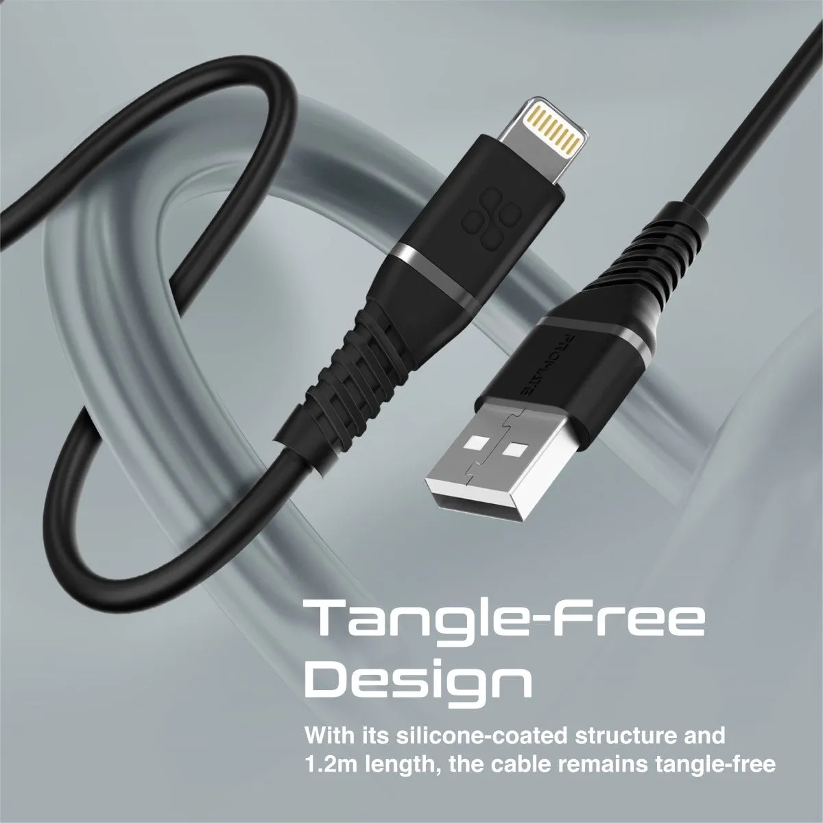 High Tensile Strength Data Sync & Charge Cable with Lightning Connector