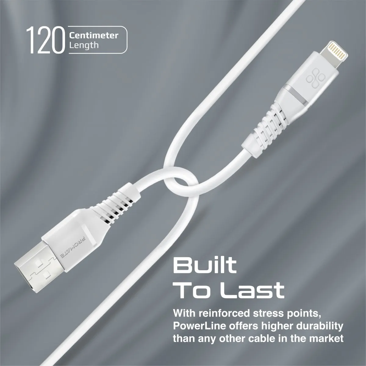 High Tensile Strength Data Sync & Charge Cable with Lightning Connector