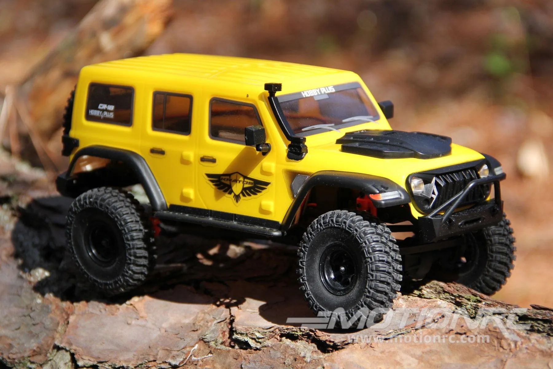 Hobby Plus CR18 Yellow Kratos 1/18 Scale 4WD Mini Crawler - RTR