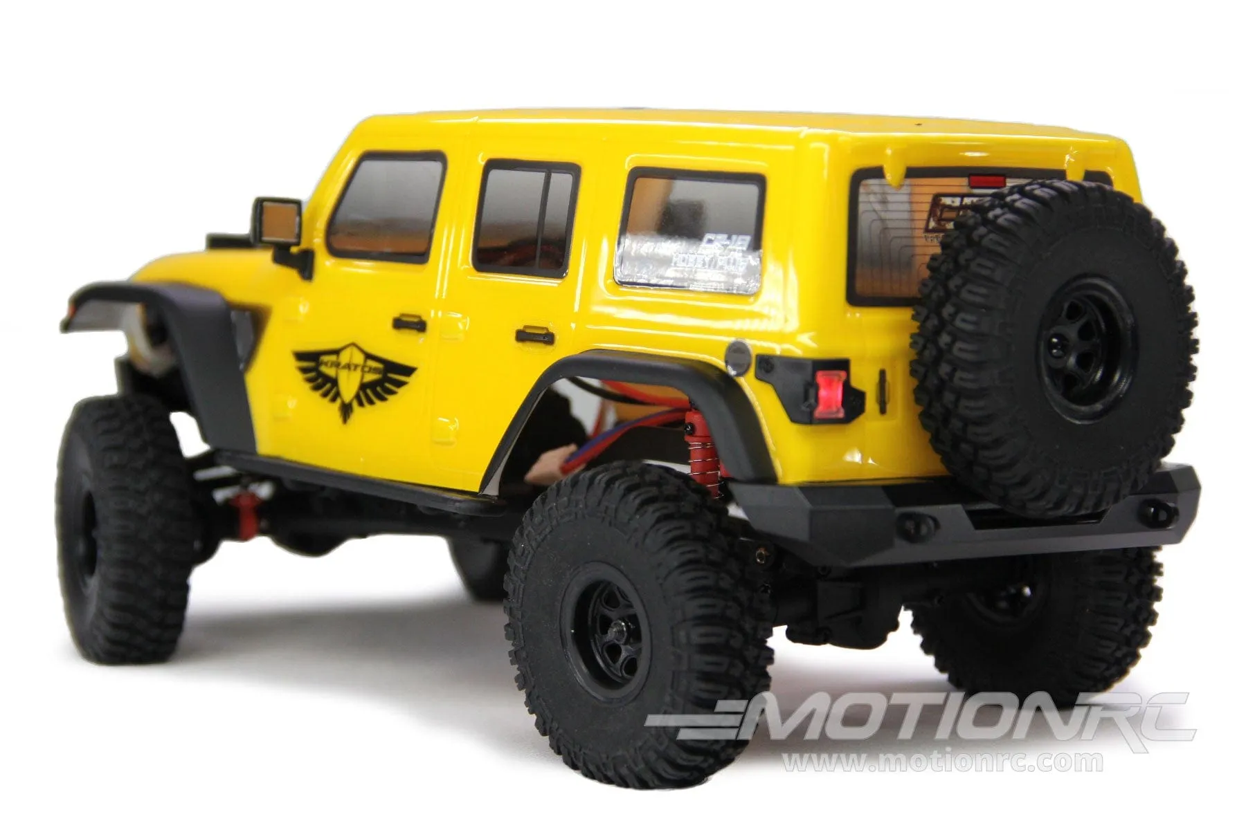 Hobby Plus CR18 Yellow Kratos 1/18 Scale 4WD Mini Crawler - RTR