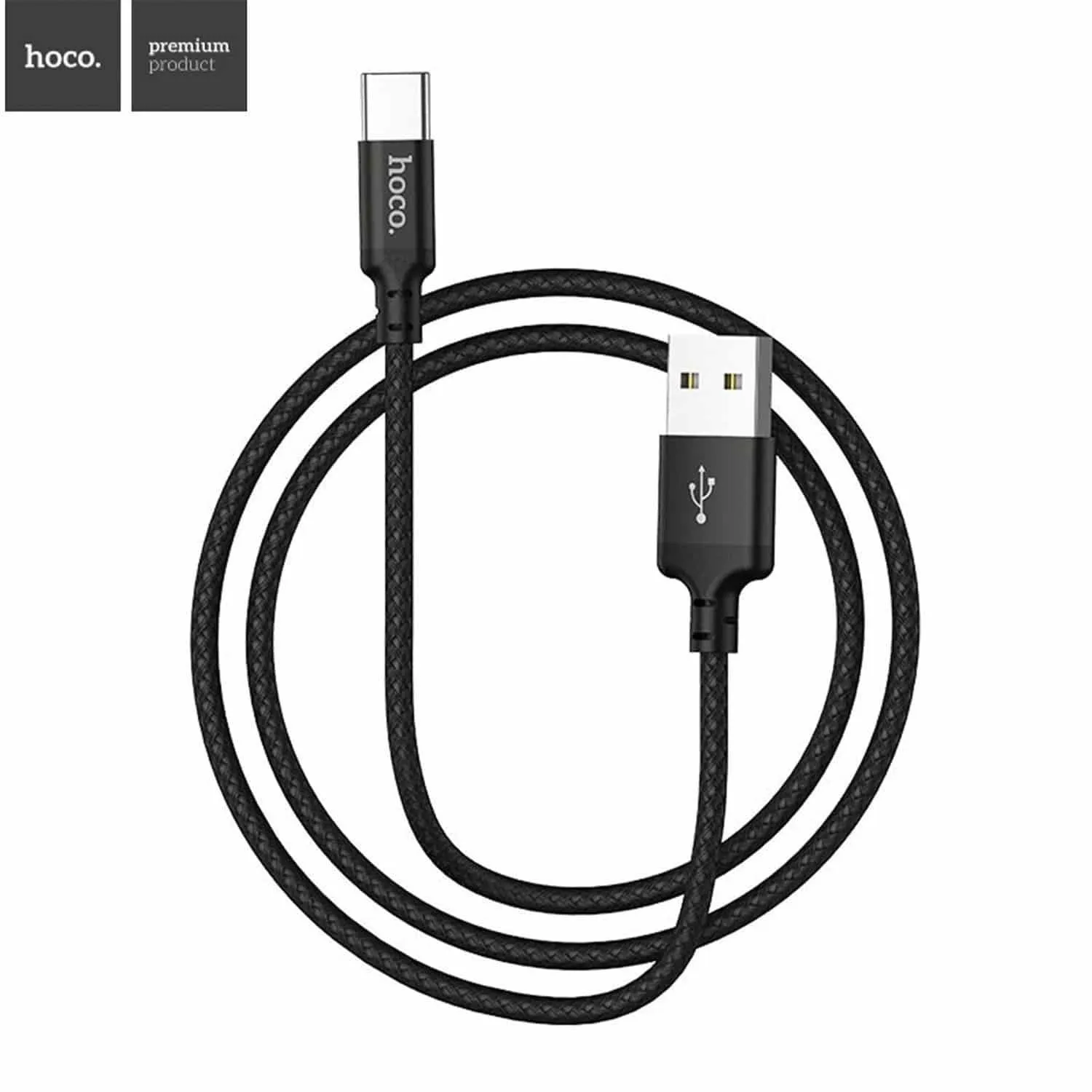 hoco. Cable USB to Type-C “X14 Times speed” charging data sync canned package