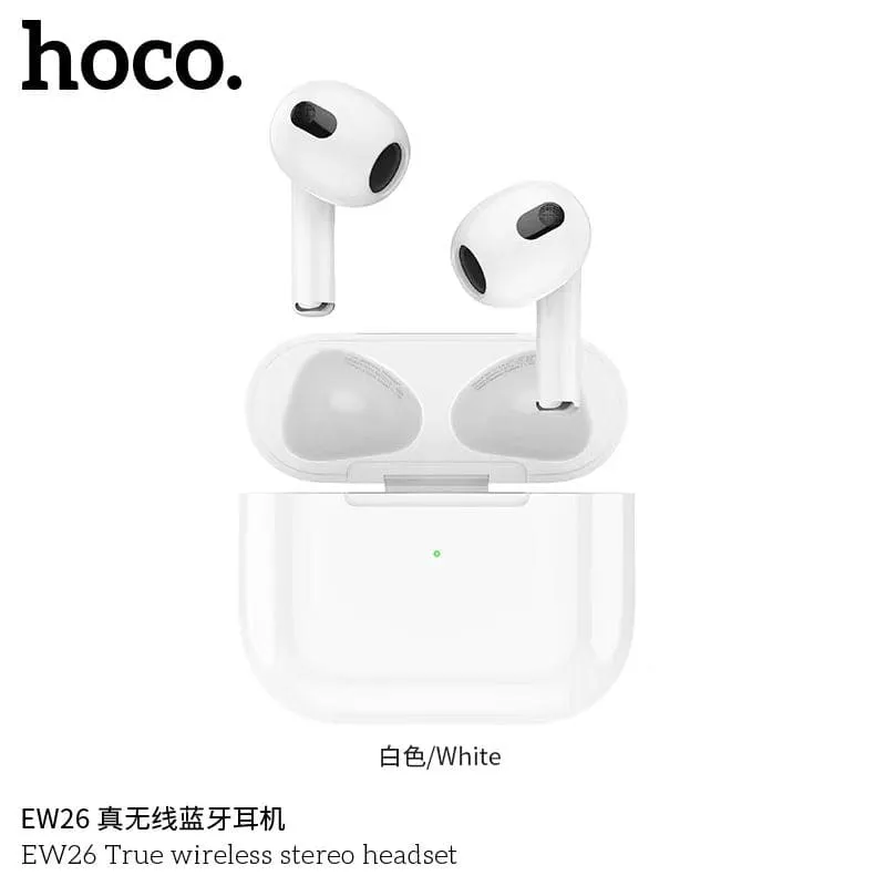 Hoco EW26 True wireless stereo headset, white