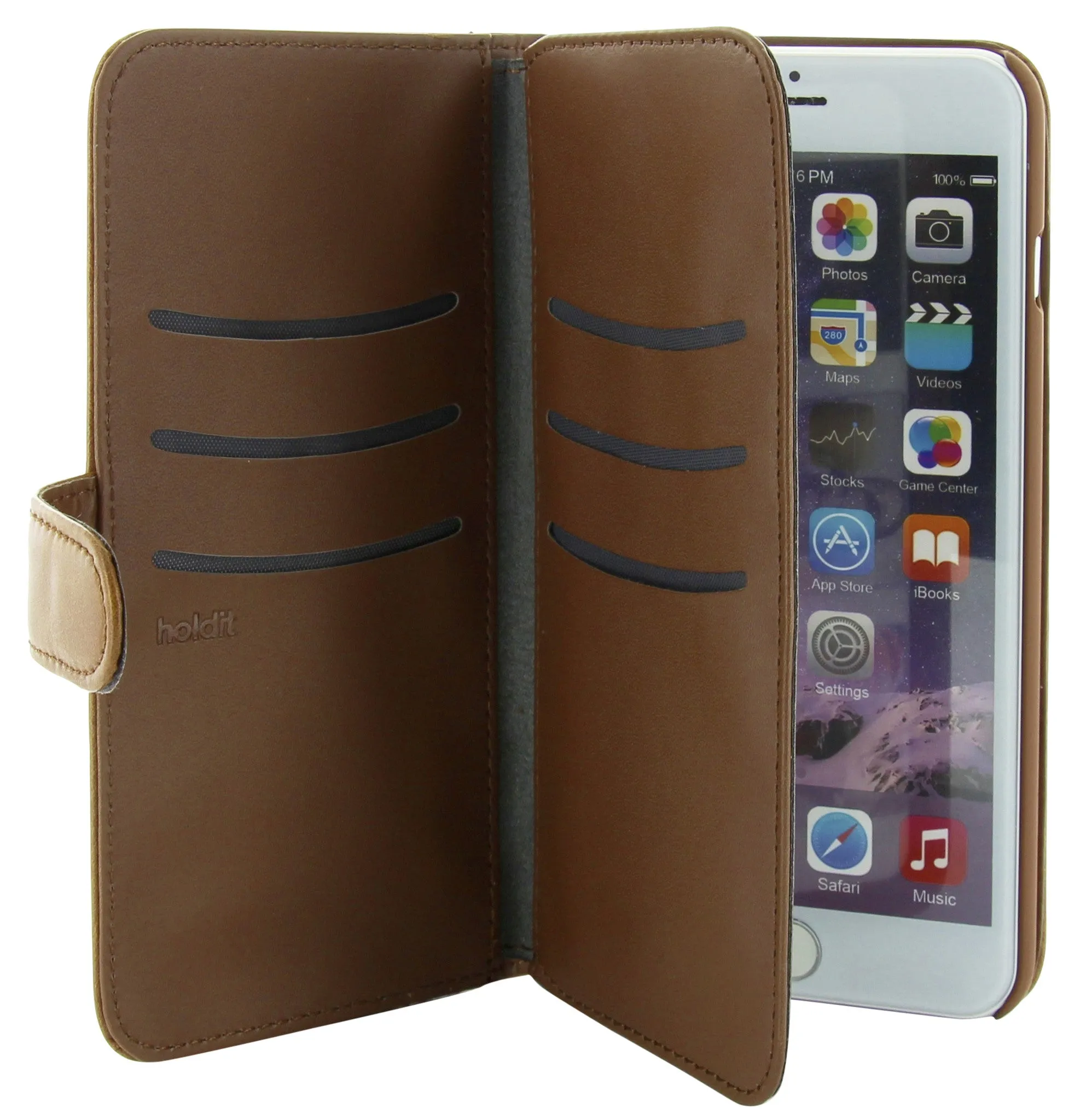 Holdit Wallet Case Extended for iPhone 6/6S Plus (6 Card Pockets)