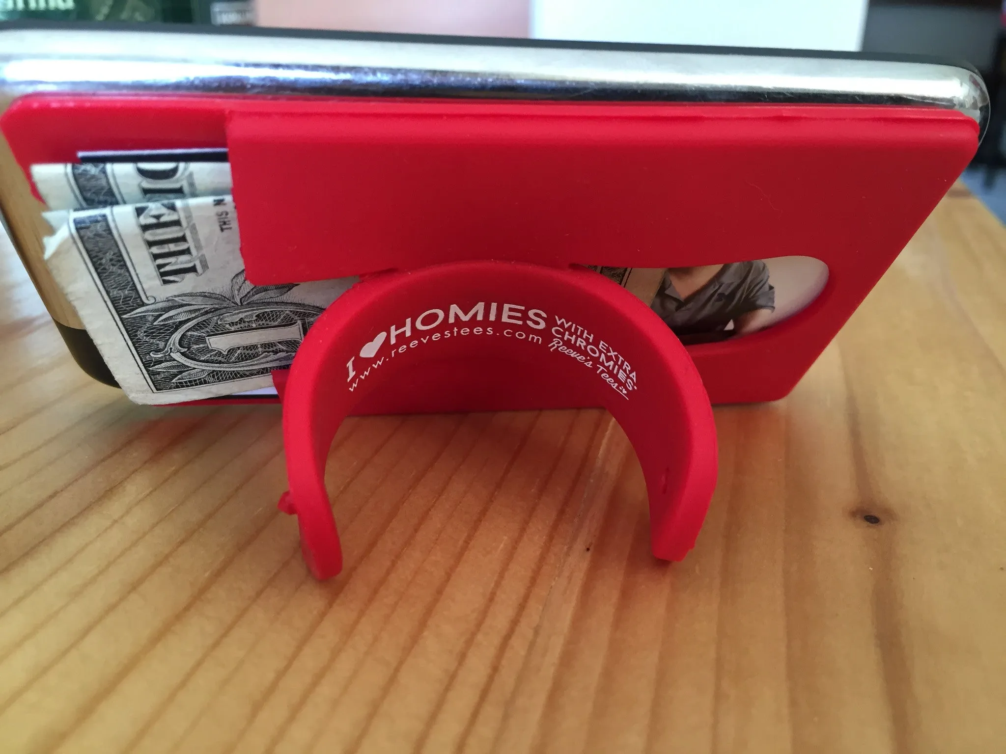 HWEC - I love homies with extra chromies&reg; Silicone Cell Phone Wallet