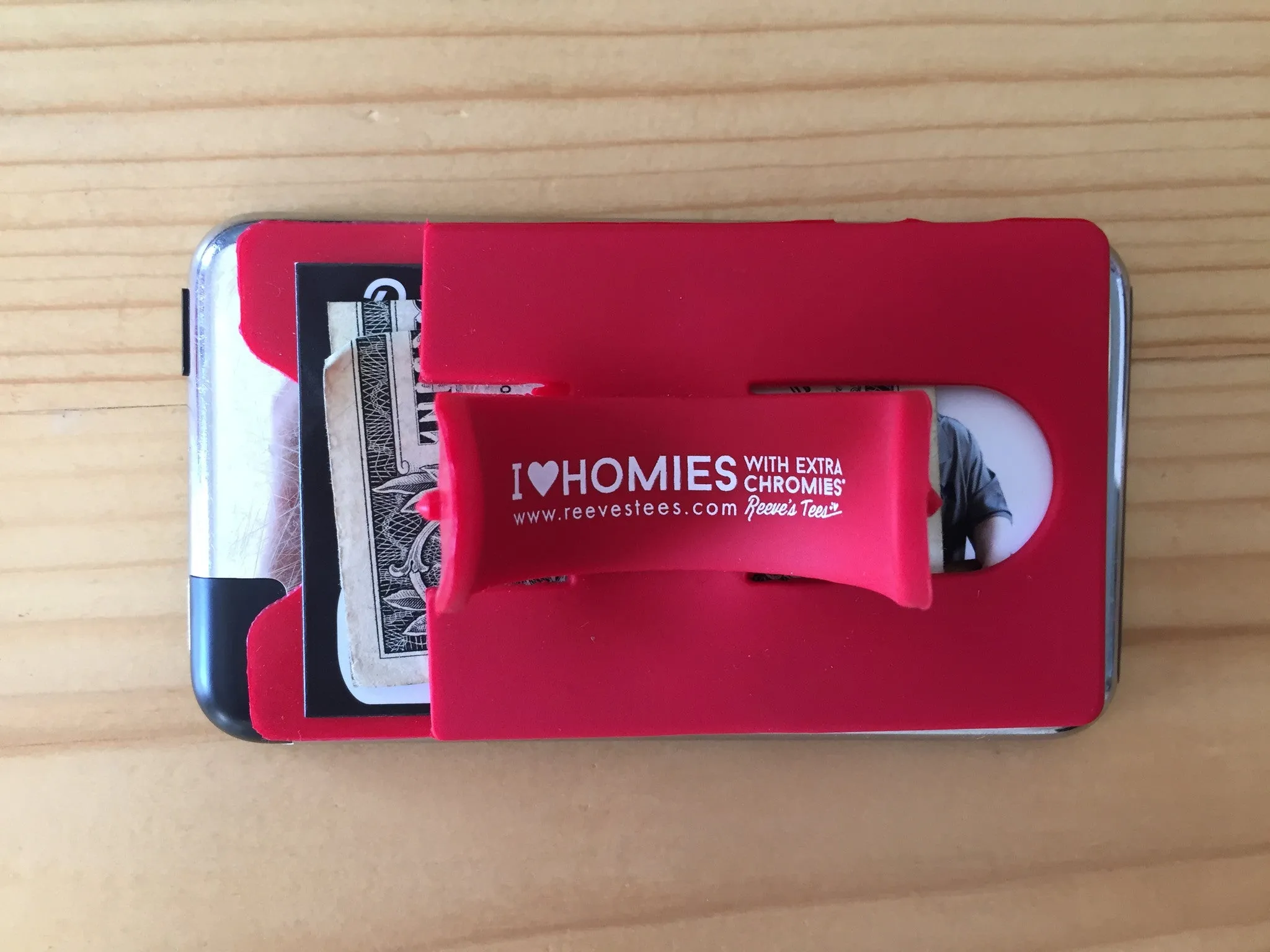 HWEC - I love homies with extra chromies&reg; Silicone Cell Phone Wallet