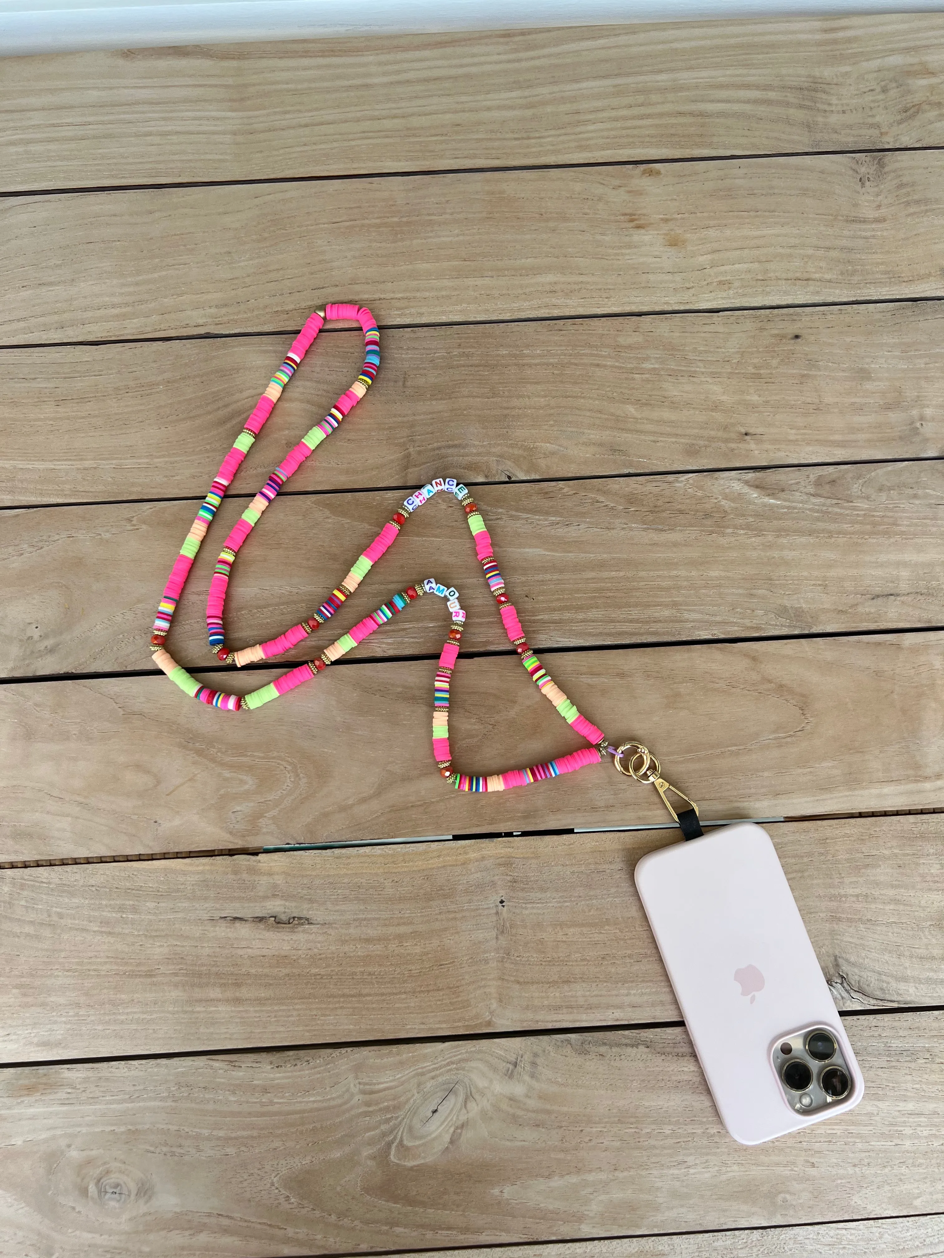 Ibiza’s Calling Phone Chain -Neon