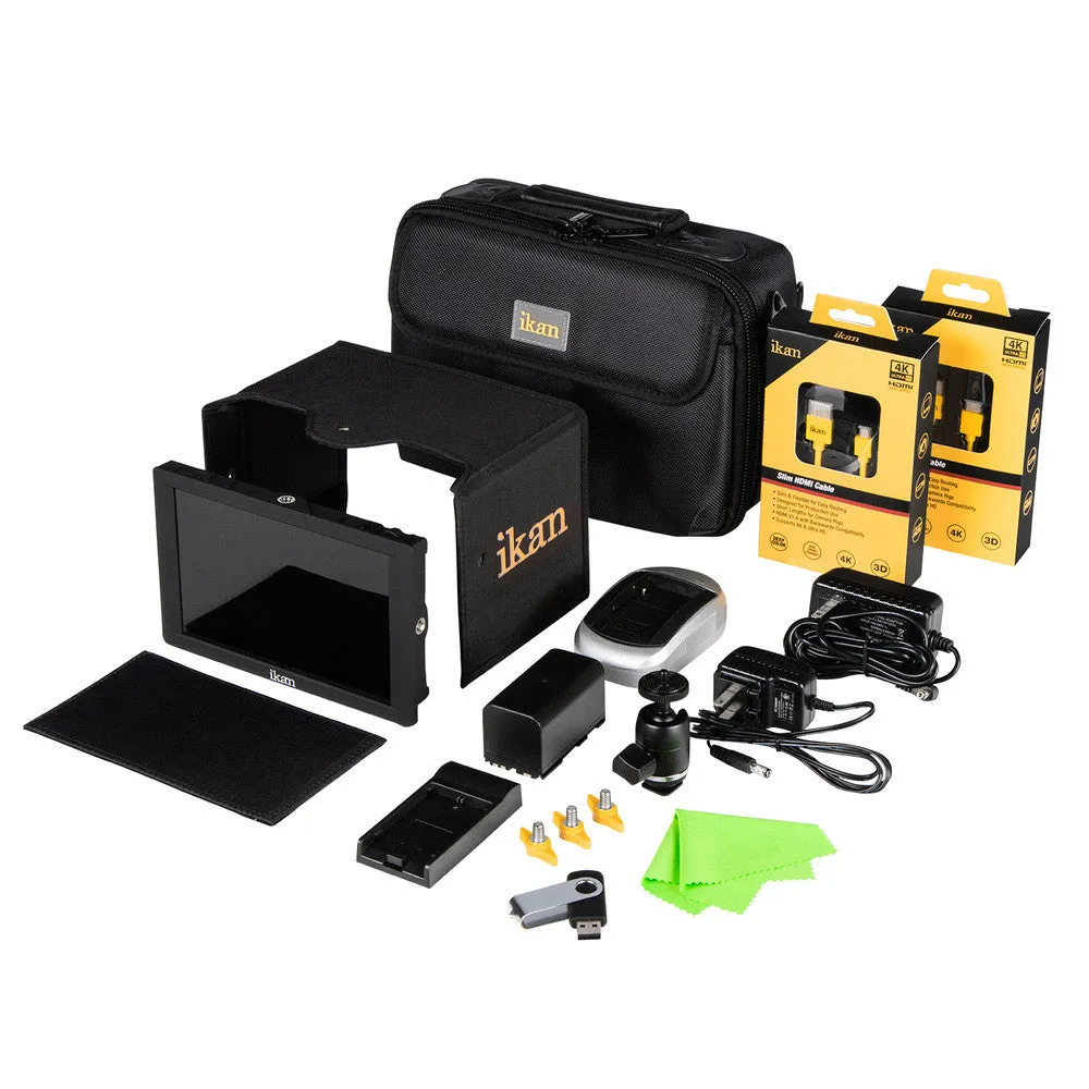 ikan DH7-DK-N DH7 4K Support HDMI On-Camera Monitor Deluxe Kit for Nikon EL15?