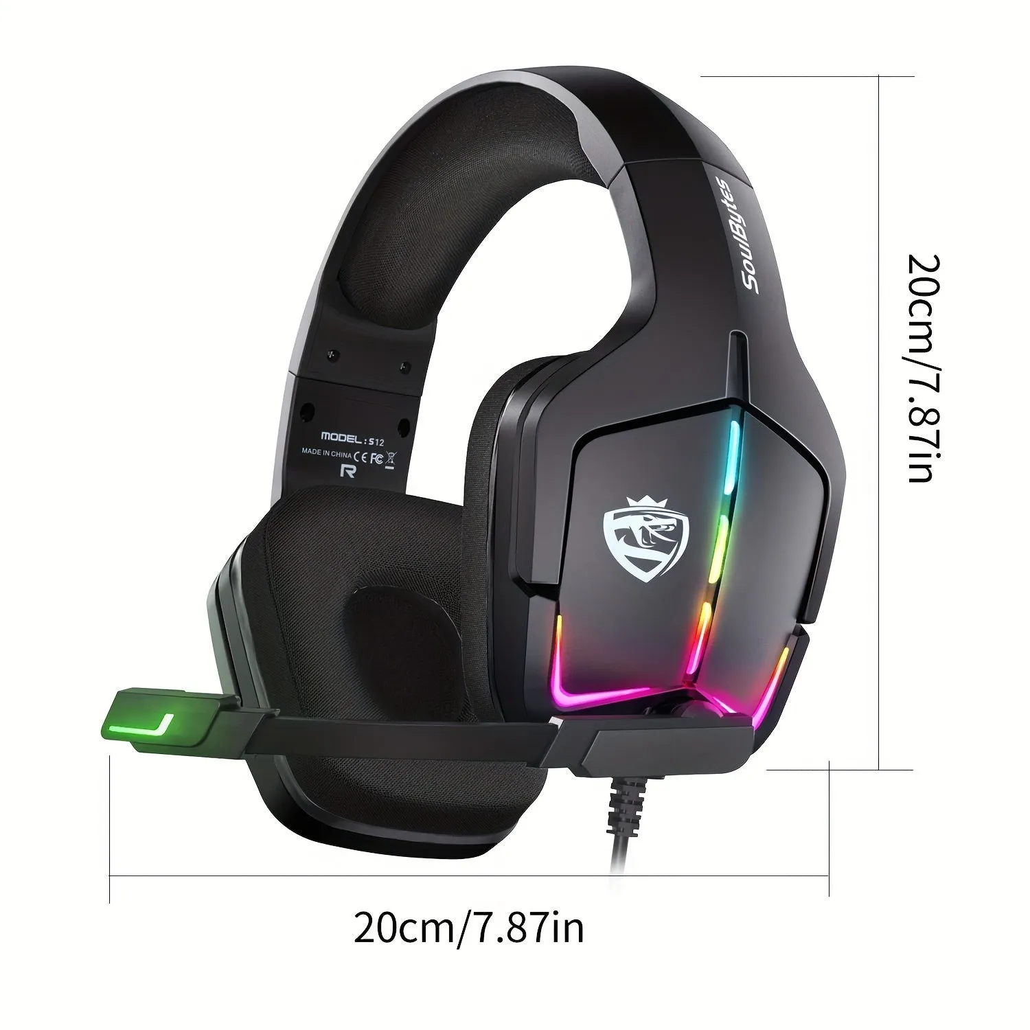 Immerse Yourself in Gaming SoulBytes RGB LED Gaming Headset