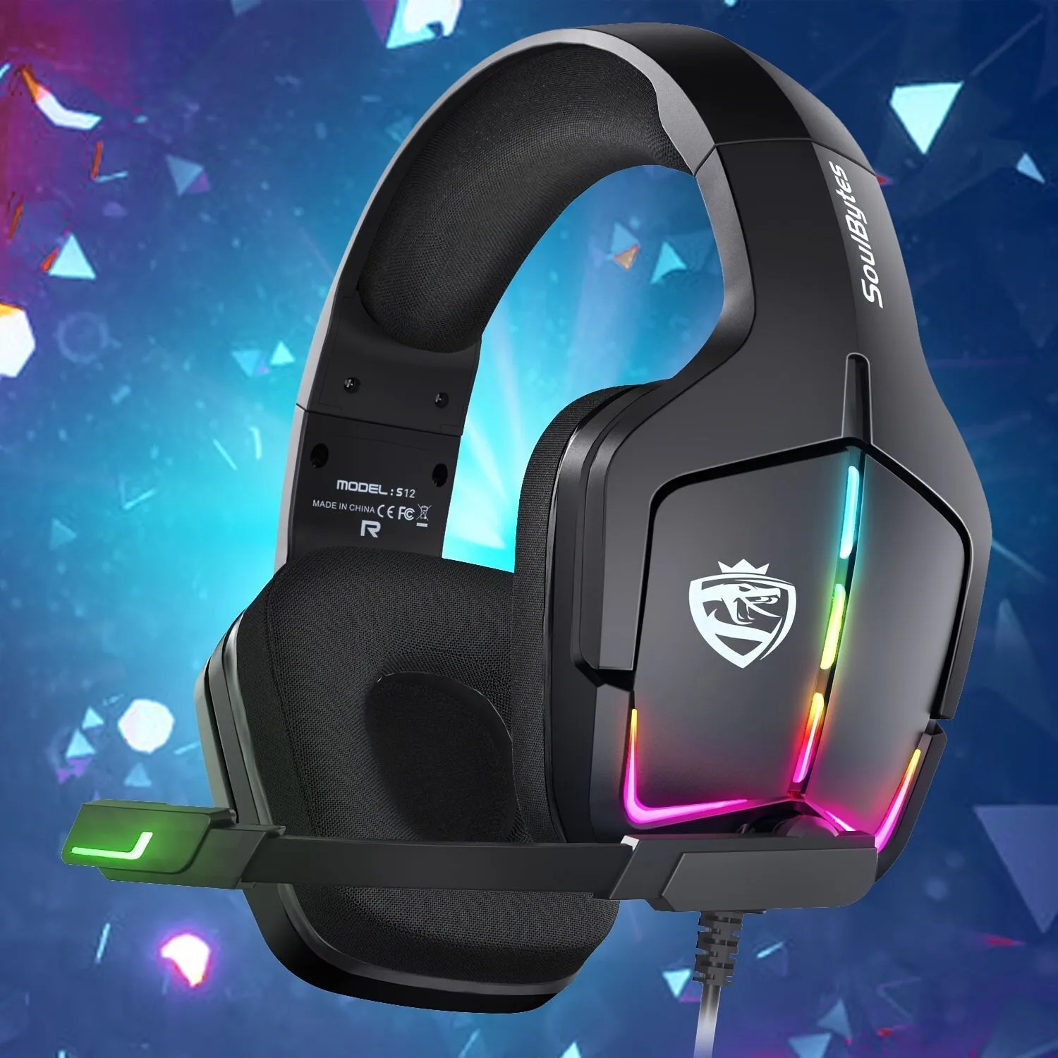 Immerse Yourself in Gaming SoulBytes RGB LED Gaming Headset