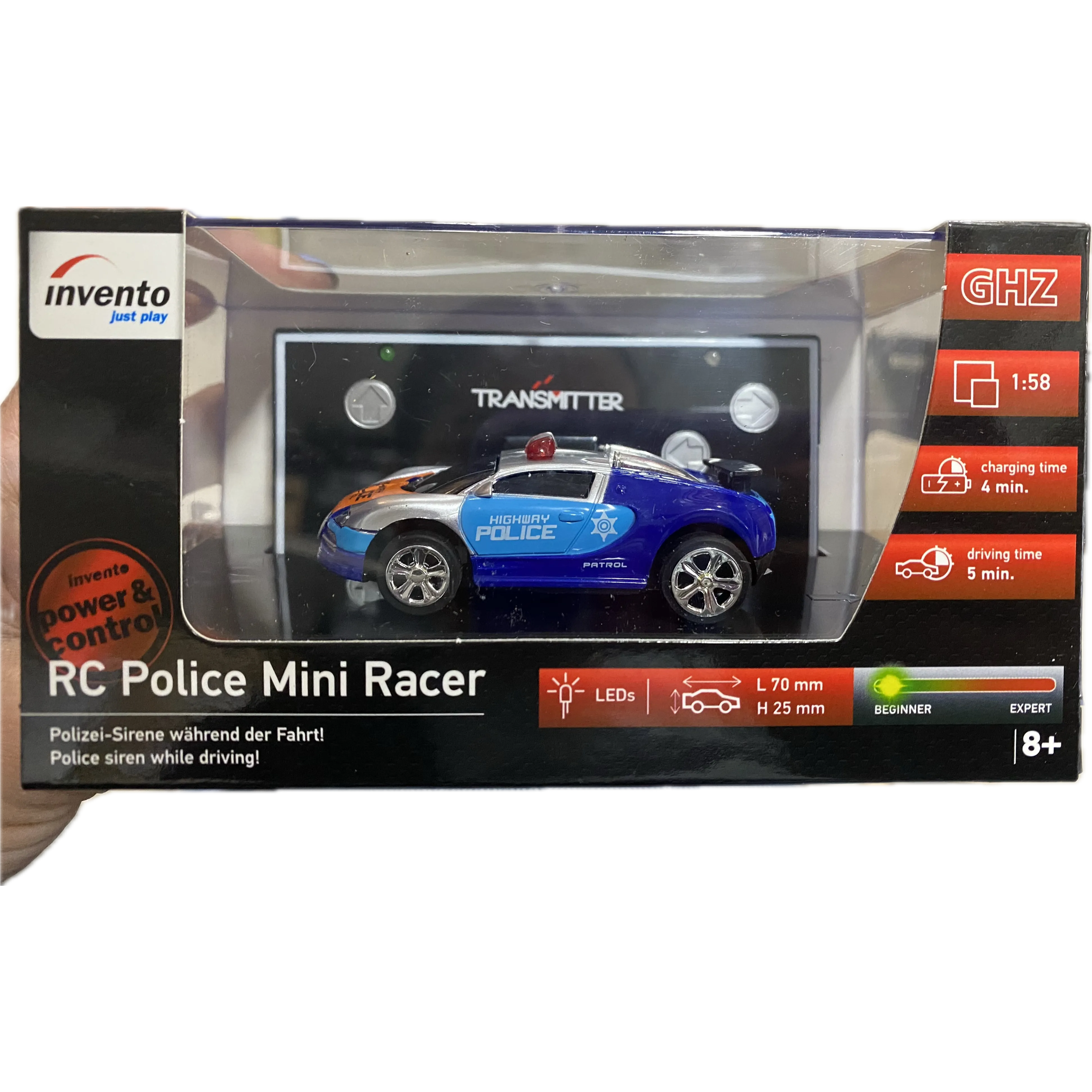 Invento RC Police Mini Racer