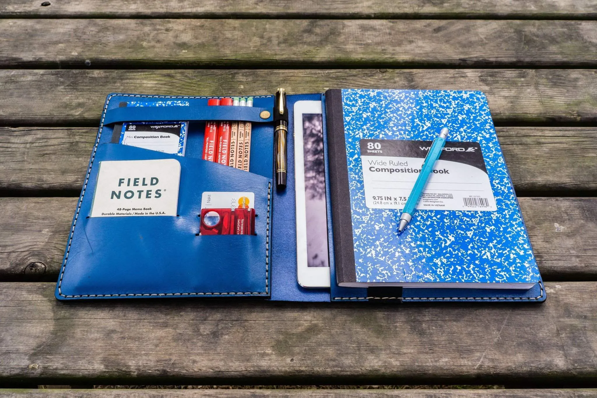 iPad Air/Pro & Extra Large Moleskine Cover - Blue