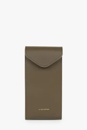 Ita phone belt bag | Smoked moss - Leather