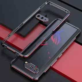 iy Aurora Sword Lens Protector Bicolor Aluminum Bumper Case for Asus ROG Phone 7/6/5 series