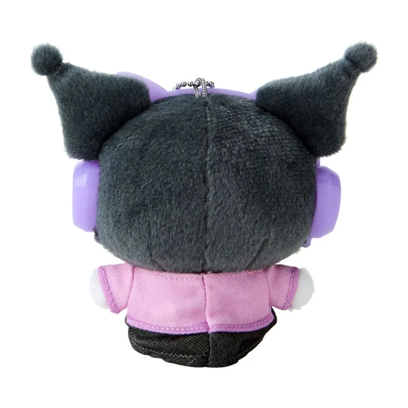 Japan Sanrio - Kuromi Plush Keychain (Our Heisei Pop Design)