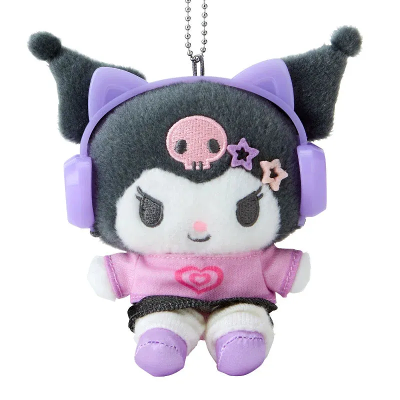 Japan Sanrio - Kuromi Plush Keychain (Our Heisei Pop Design)