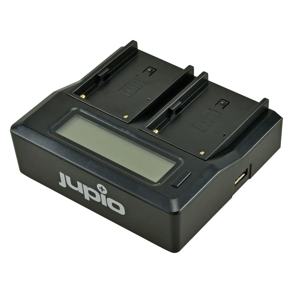 Jupio Dedicated Duo Charger with LCD For Sony BP-U Series Batteries