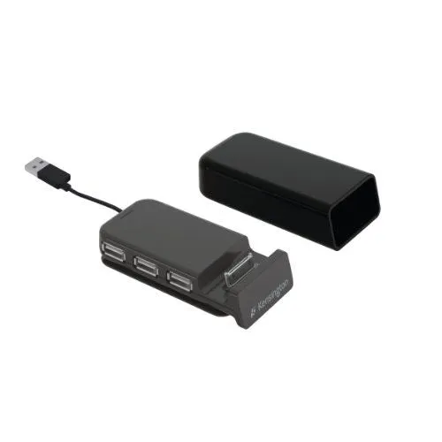 Kensington PocketHub with Docking Station and 3-Port USB Hub for iPhone/iPod