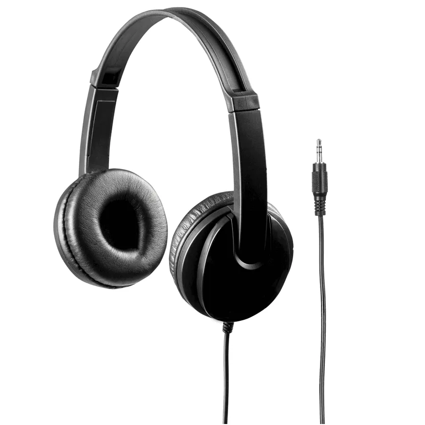 Kensington Volume Limiting Stereo Headphones Black