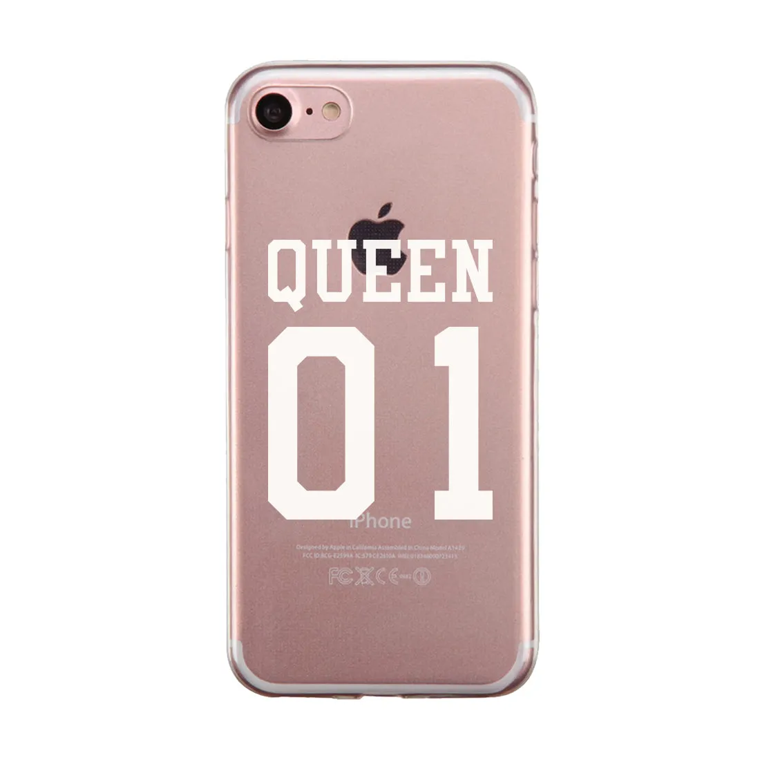 King 01 Queen 01 Couple Matching Phone Cases Important Perfect Gift