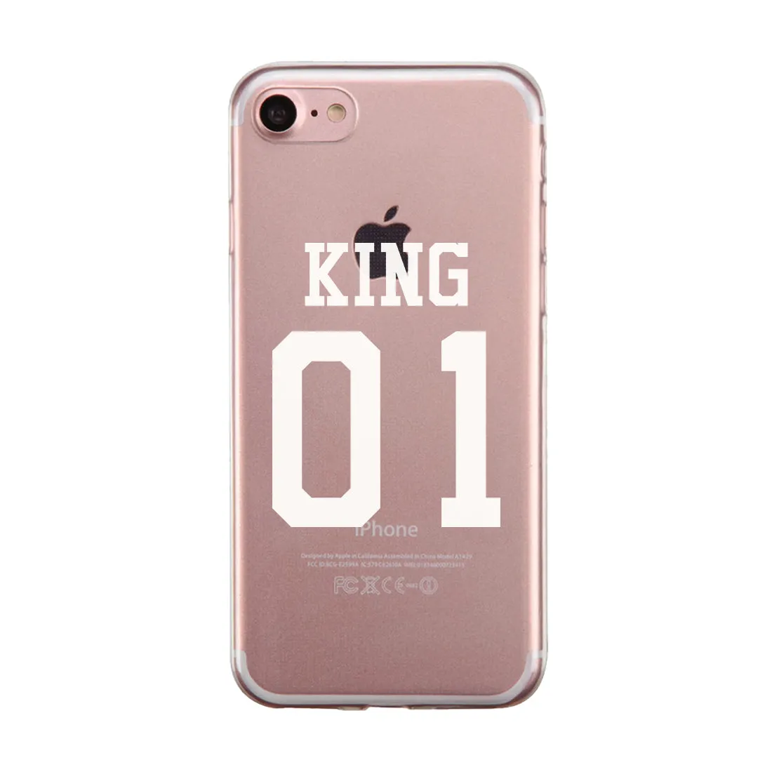 King 01 Queen 01 Couple Matching Phone Cases Important Perfect Gift