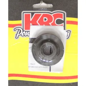 KRC Power Steering Serpentine Alternator Pulley 3-Rib 1-3/4" Diameter Aluminum - Black Anodize