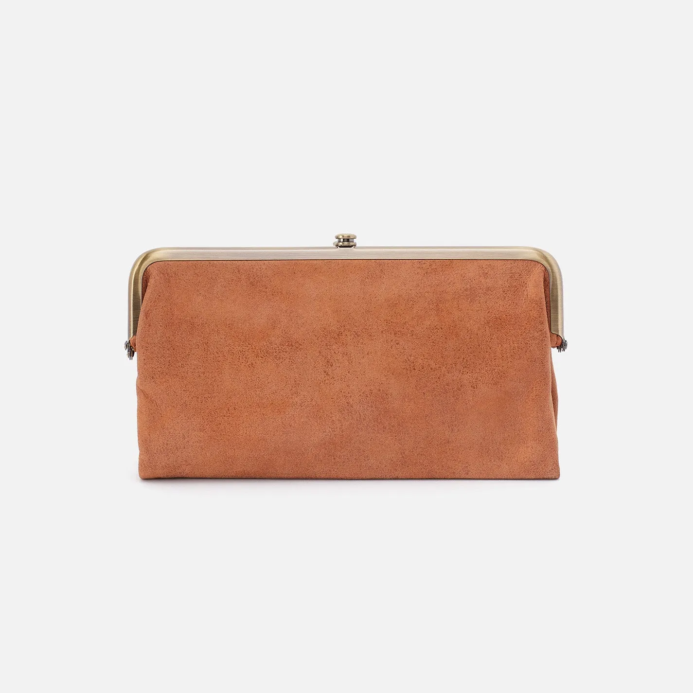 Lauren Clutch-Wallet In Buffed Leather - Whiskey