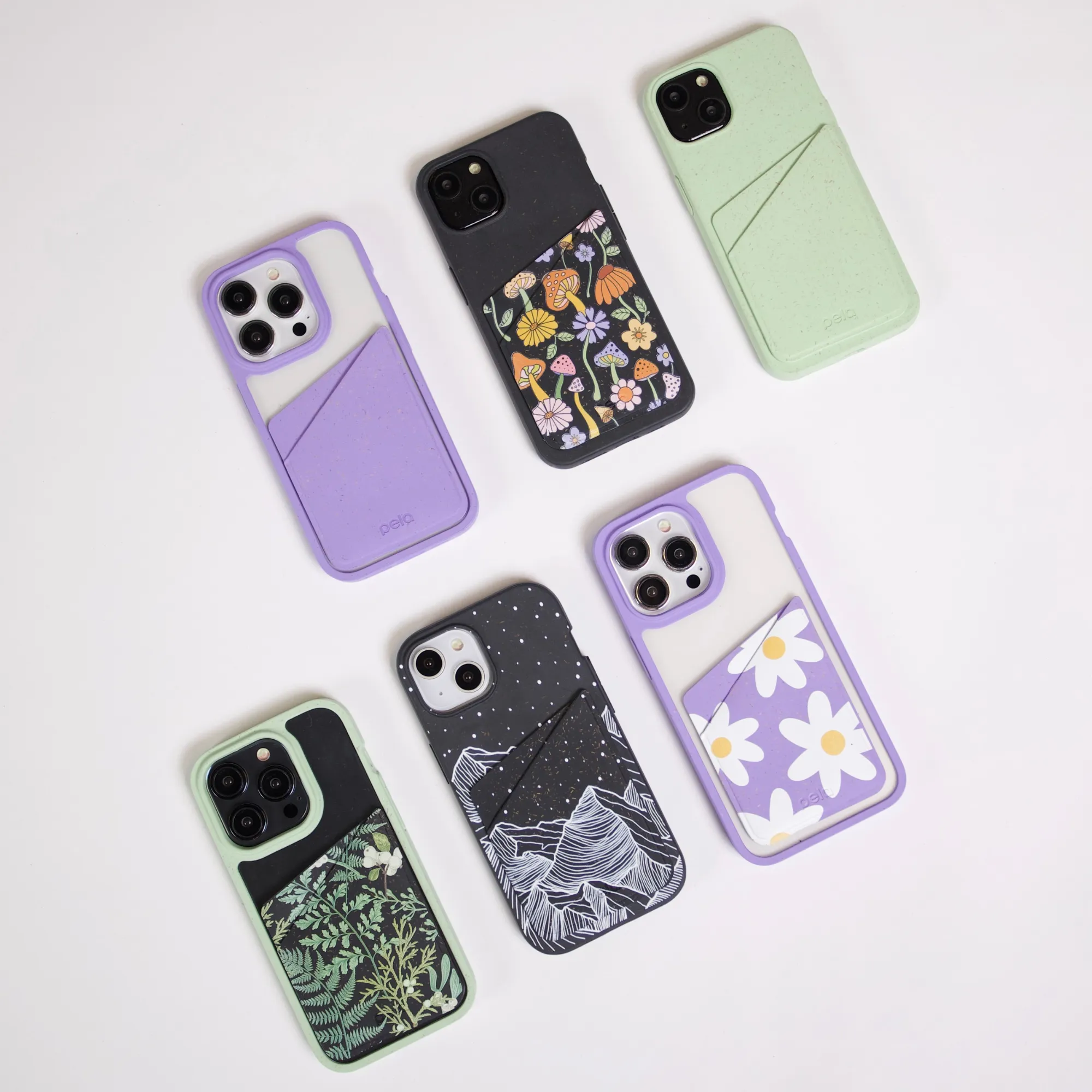 Lavender Phone Case Card Holder