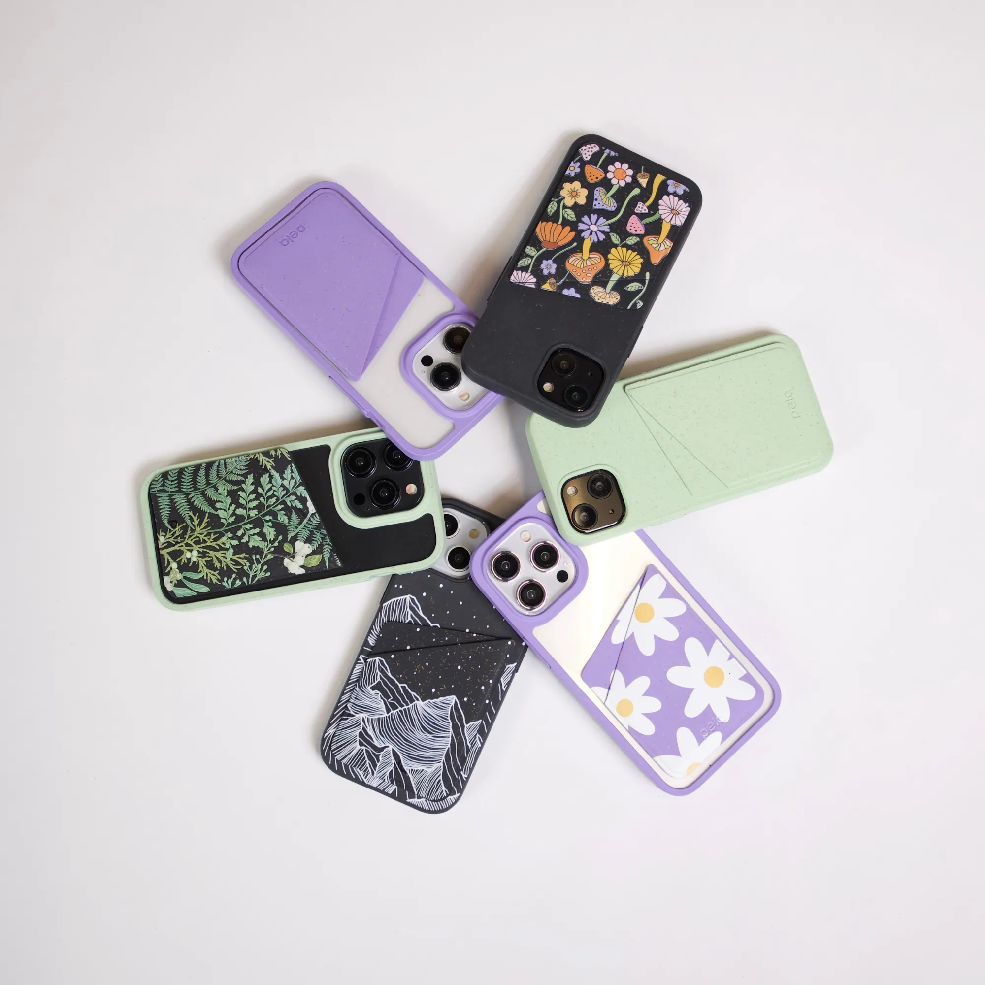 Lavender Phone Case Card Holder