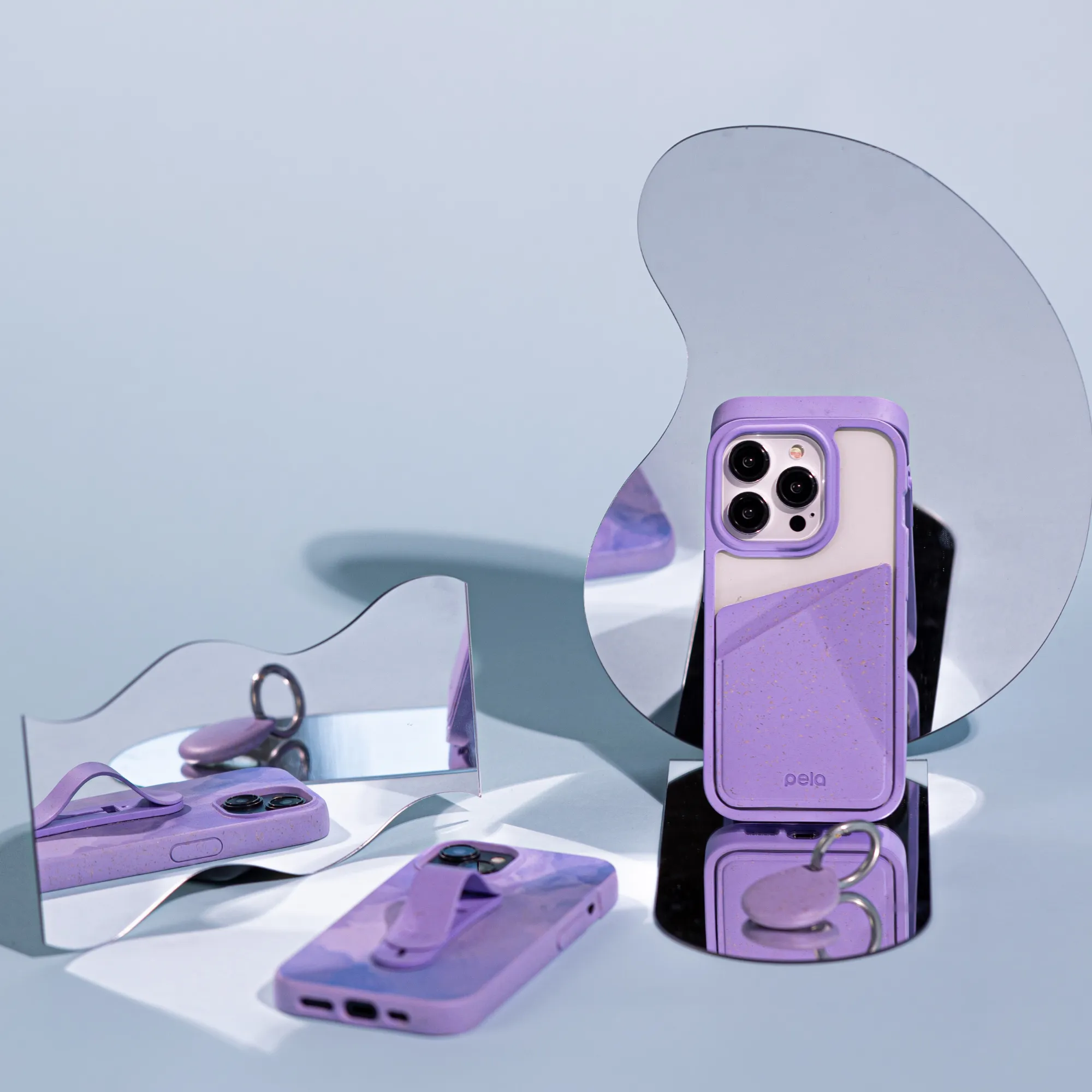 Lavender Phone Case Card Holder