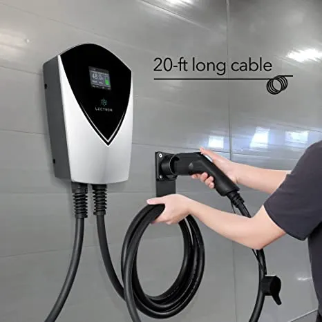 Lectron V-BOX 240V 48A Electric Vehicle (EV) Charging Station With NEMA 14-50 Plug