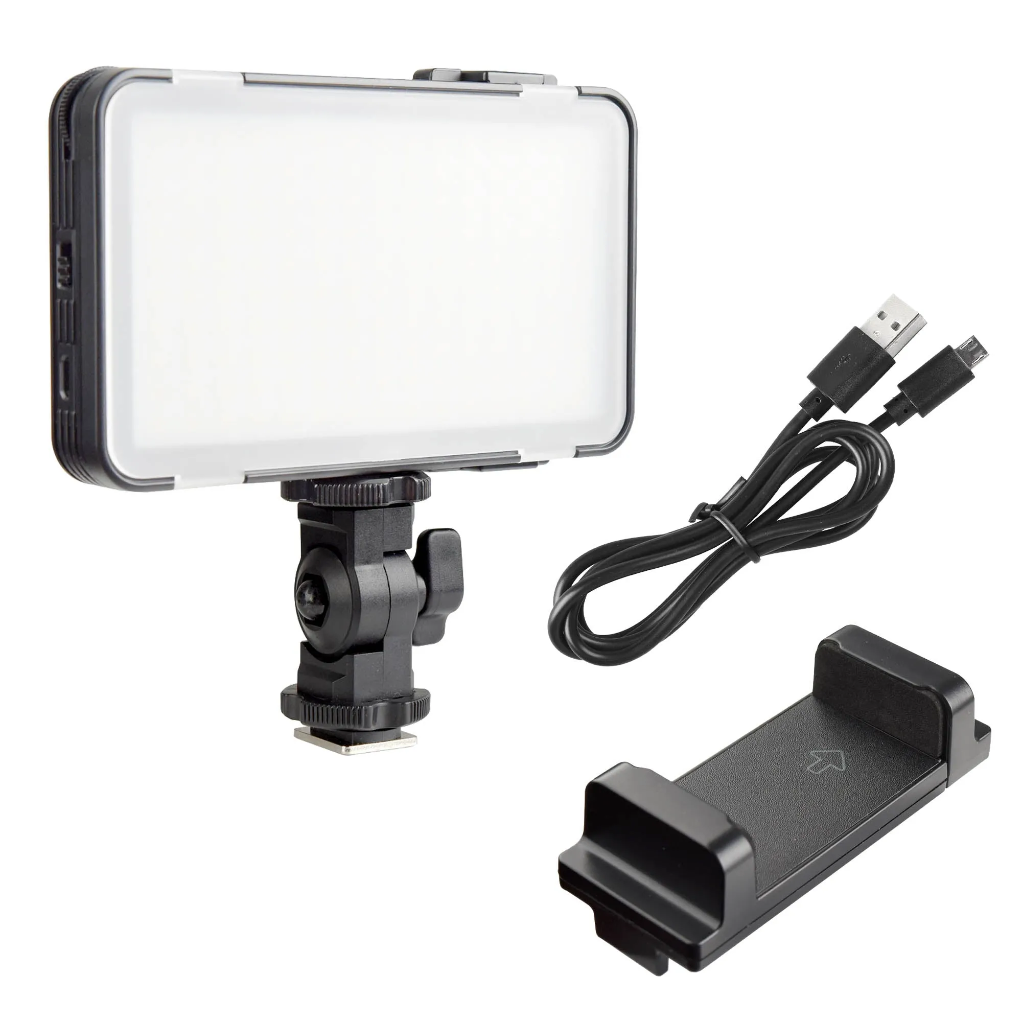 LEDM150 9W Dimmable On-Camera Smartphone Video Light