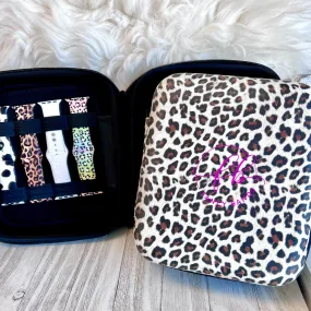 Leopard Print Fancy Band Storage Case