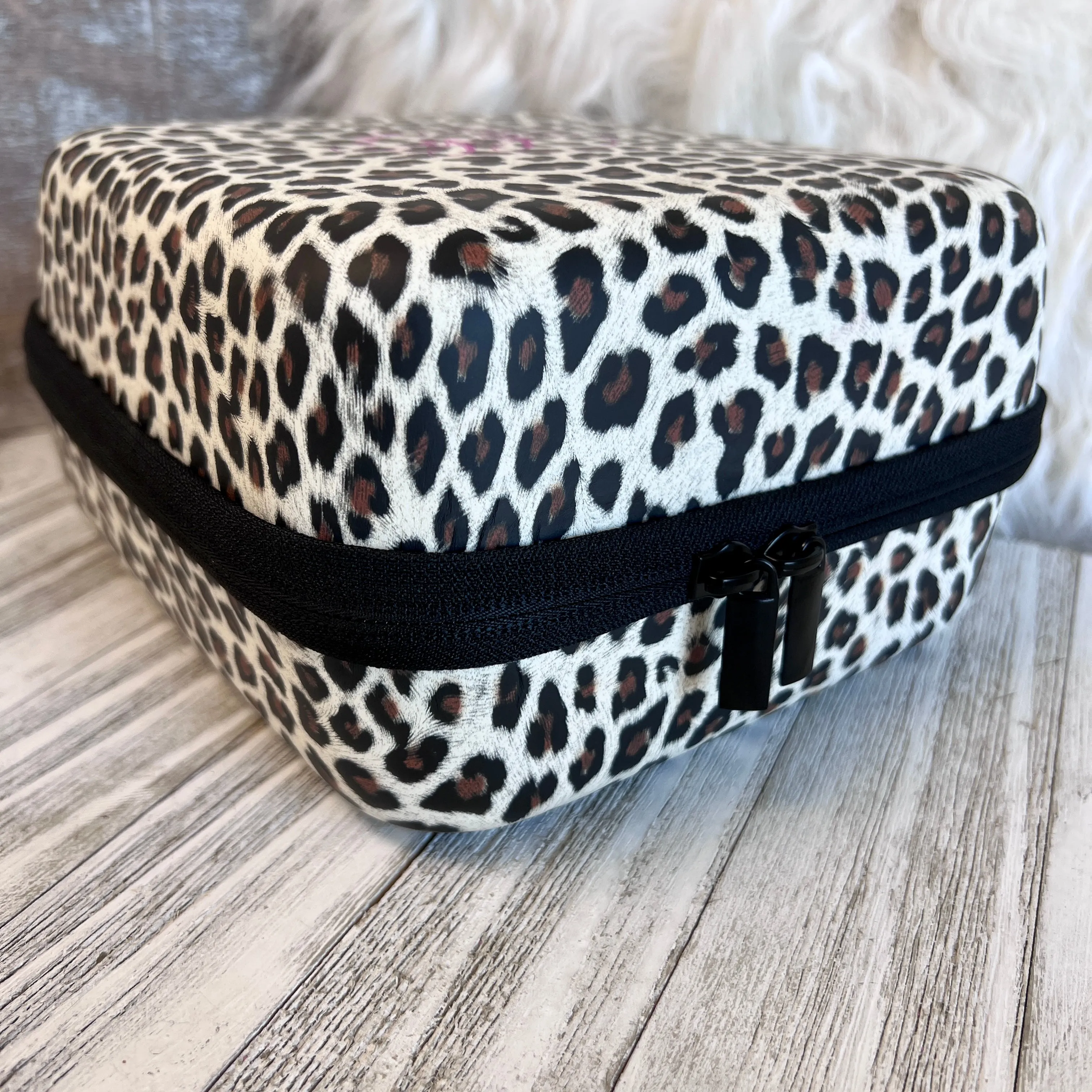 Leopard Print Fancy Band Storage Case