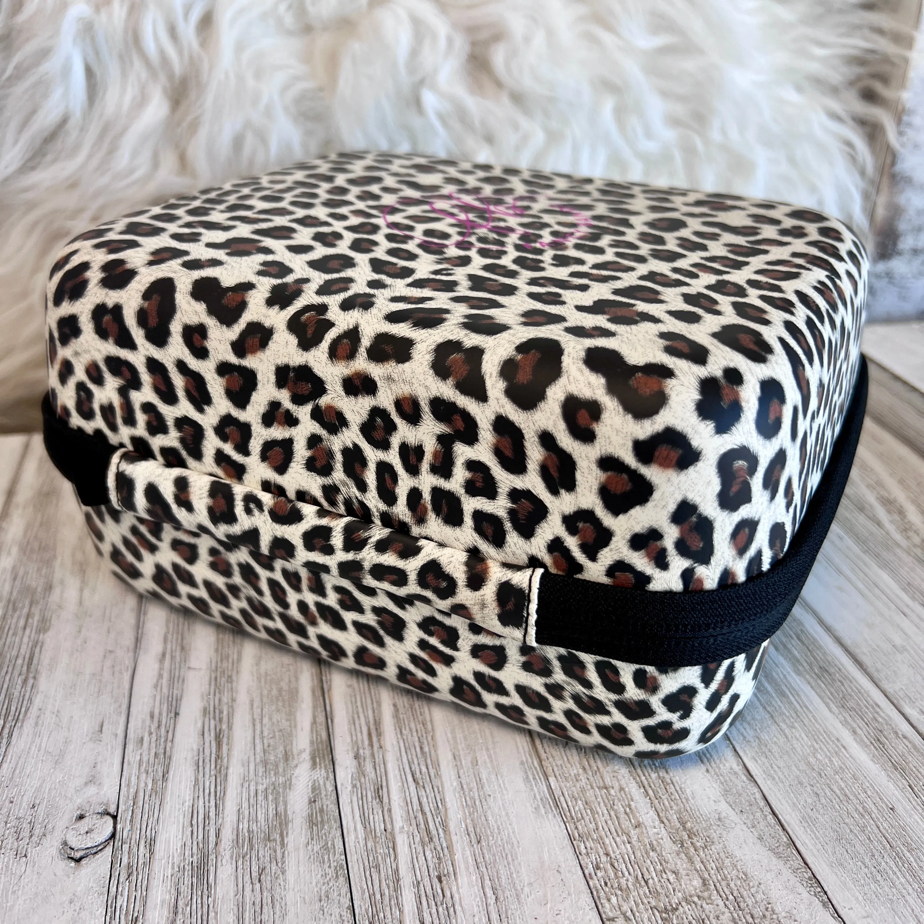 Leopard Print Fancy Band Storage Case