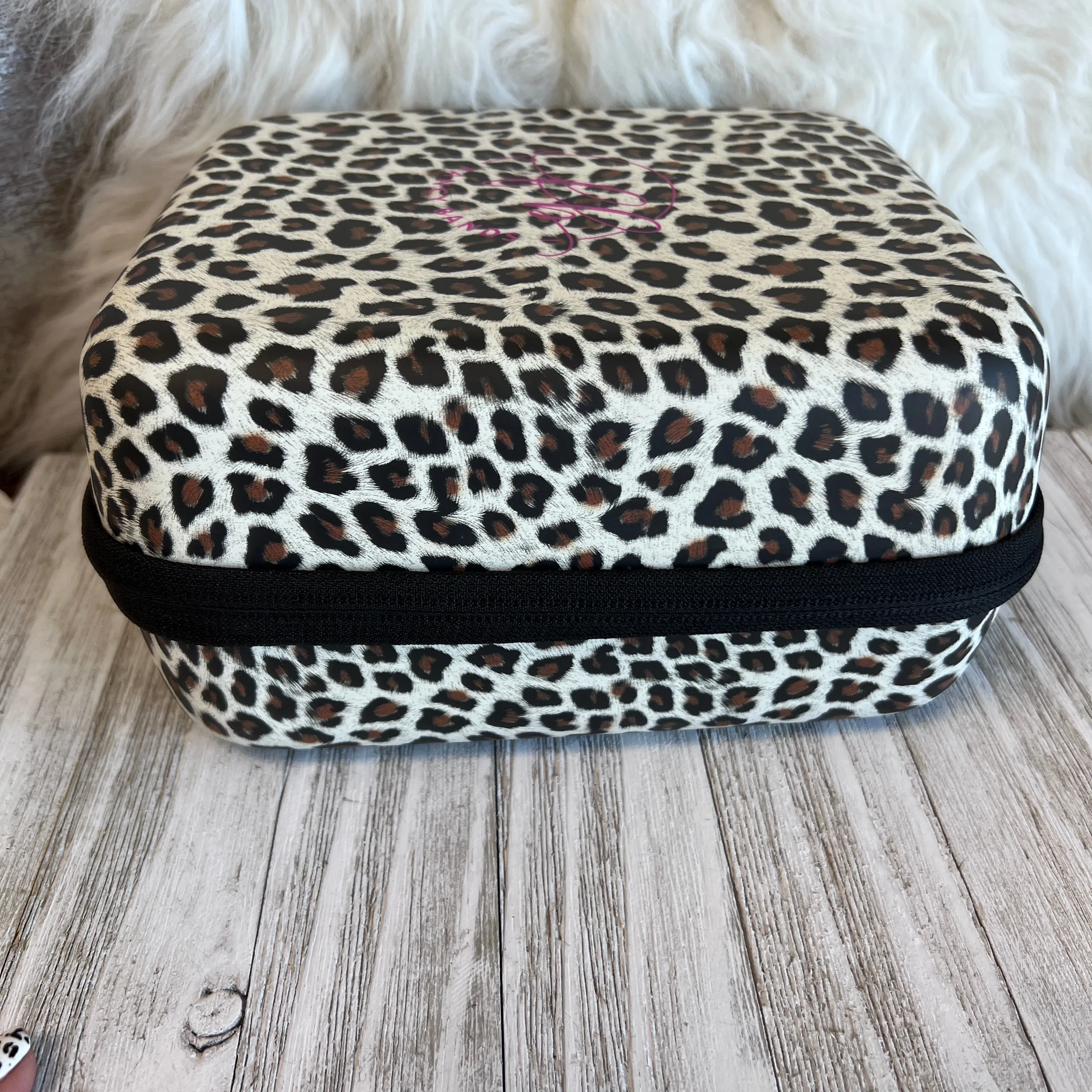 Leopard Print Fancy Band Storage Case