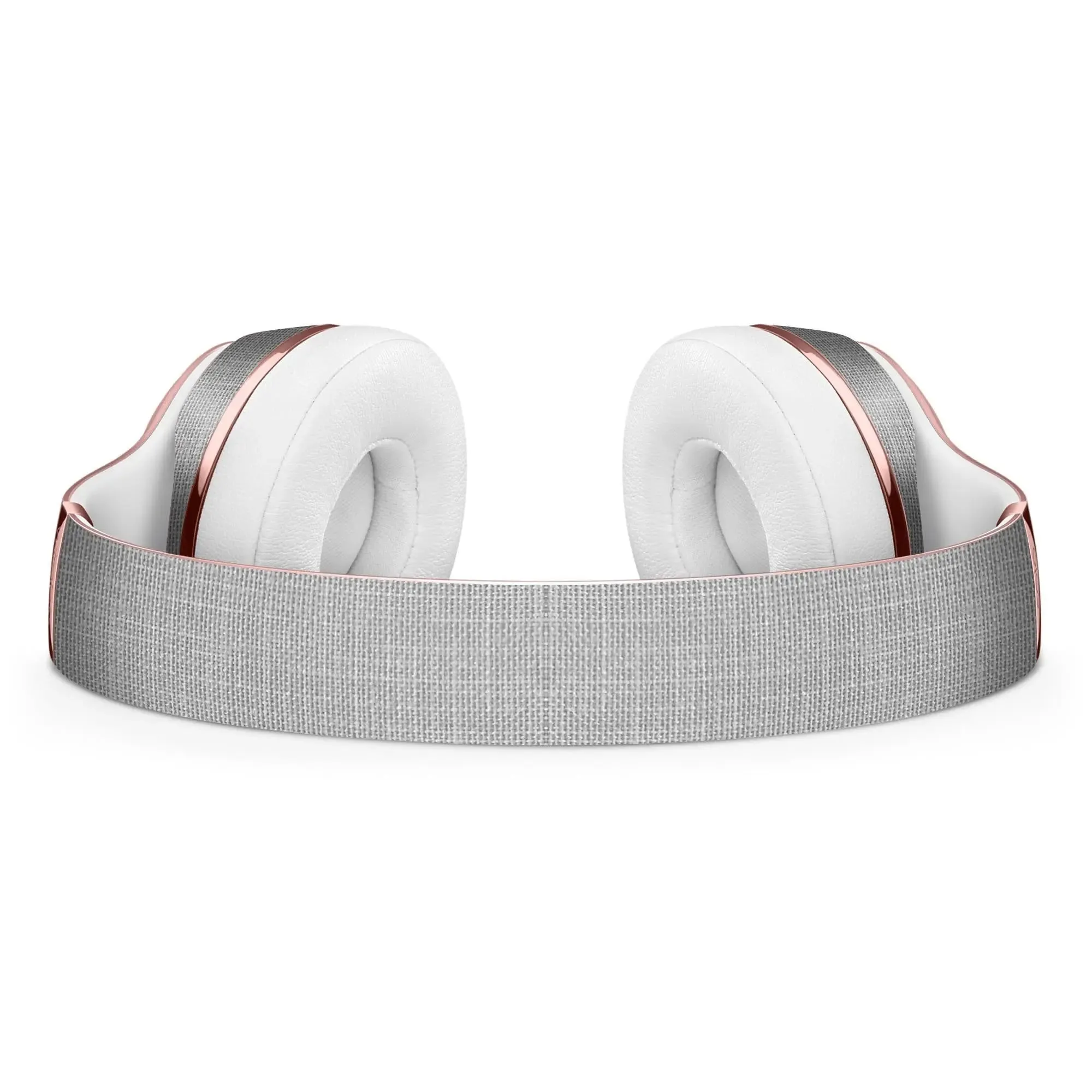 Light Gray Scratched Fabric Pattern Full-Body Skin Kit for the Beats