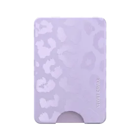 Lilac Leopard MagSafe Wallet