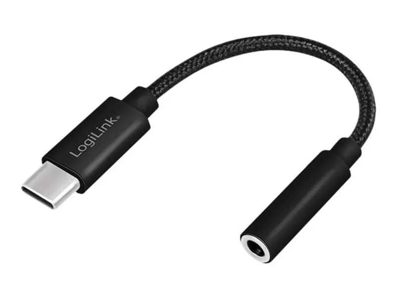 Logilink Usb-C To Headphone Jack Adapter - 13 Cm